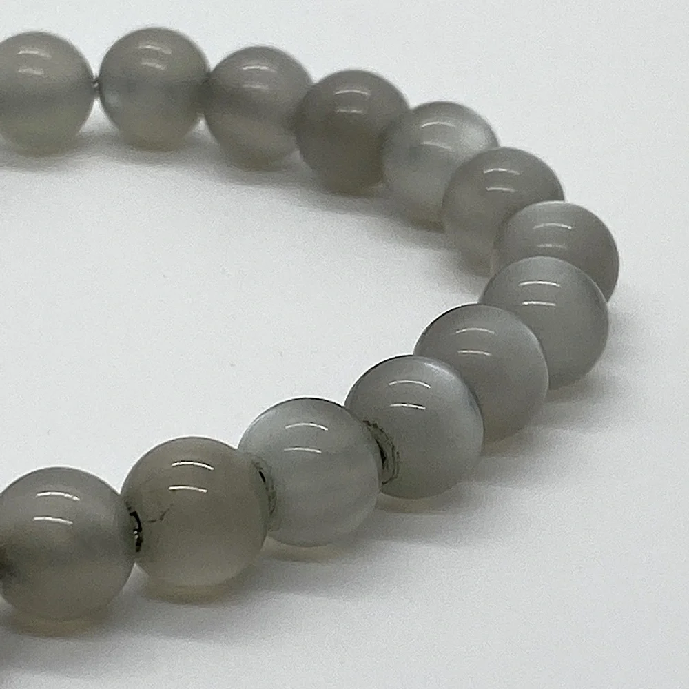 DAVID YURMAN Spiritual Bead Bracelet Sterling Silver With Moonstone